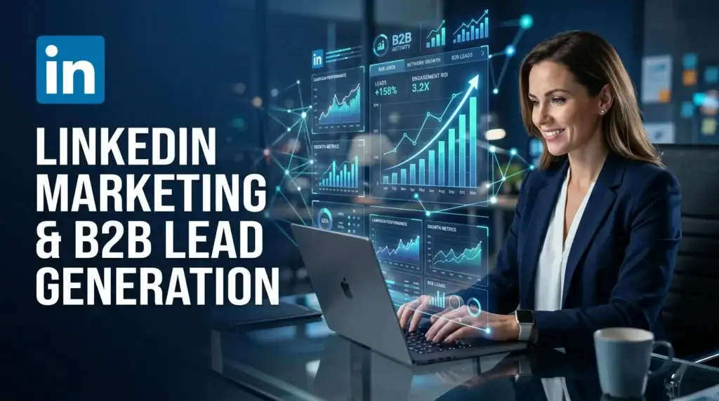 اكتشف أفضل استراتيجيات التسويق عبر LinkedIn لجذب العملاء المحتملين وزيادة المبيعات وتحقيق نمو مستدام في مجال B2B مع خدمات Leadixa الاحترافية 