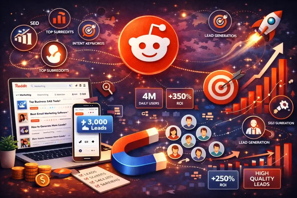 تعرف على كيفية جلب عملاء مستهدفين وزيادة المبيعات باستخدام التسويق عبر Reddit واستراتيجيات Lead Generation الاحترافية.