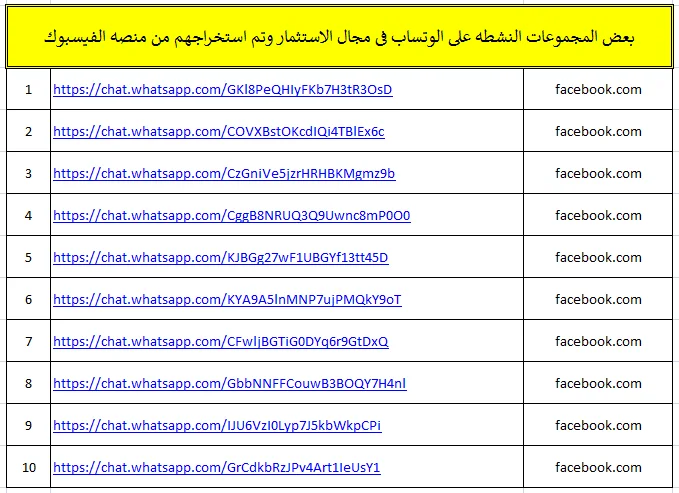 واتساب استثمار leadixa ليدكسا